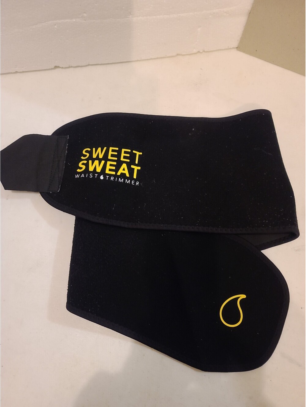 Sports Sweet Sweat Premium Waist Trimmer,Black,Waist Sauna Suit for Women,M